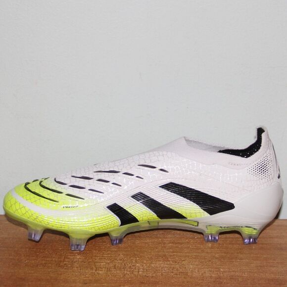Adidas Predator Elite Laceless LL FG Soccer Cleats Mens 4 Womens 5 White main image 6